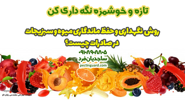 نگهداري و حفظ سبزيجات و ميوه
