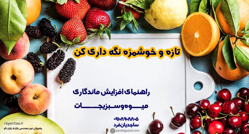 راهکارهای افزایش ماندگاری میوه و سبزیجات را عنوان سازید
