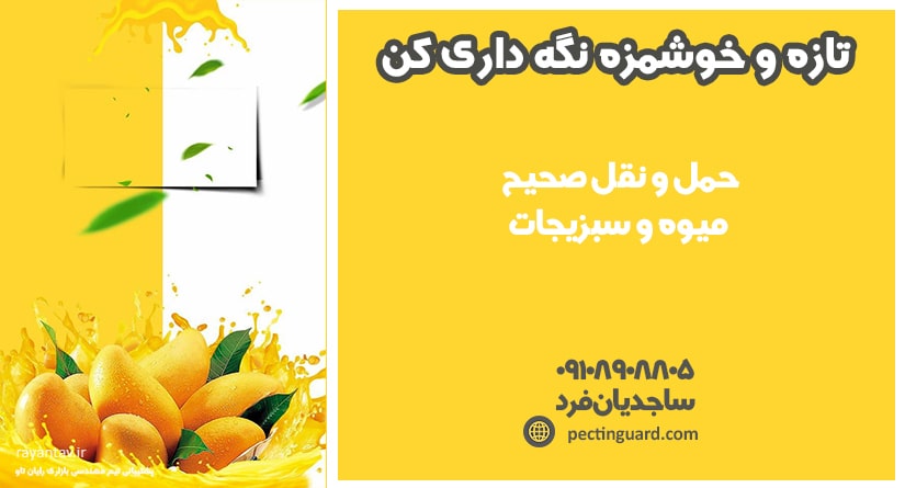 حمل و نقل صحیح میوه و سبزیجات