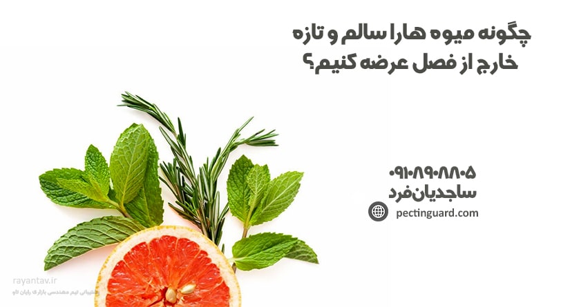 چگونه میوه ها را سالم و تازه، خارج از فصل عرضه کنیم؟