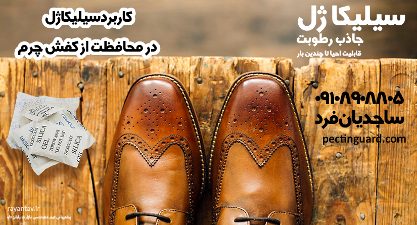 کاربرد سیلیکاژل در محافظت از کفش چرم